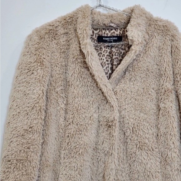 NWT Kenneth Cole Beige Teddy Jacket size 1X - Picture 5 of 11